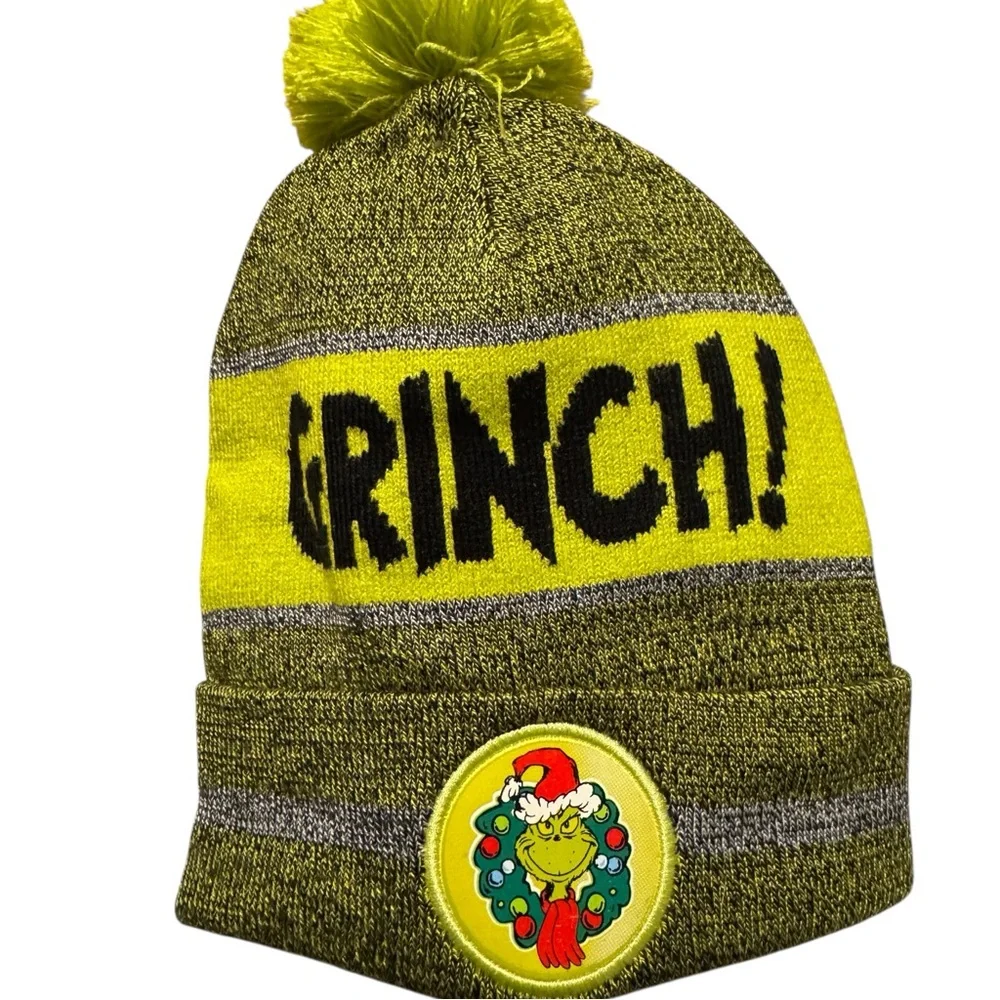 NWT Bioworld Kids Grinch Hat & Gloves Set‎ Officially Licensed Christmas Holiday
